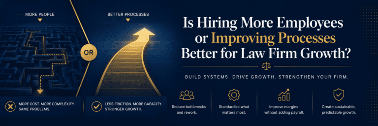 Is Hiring More Employees or Improving Processes Better for Law Firm ...