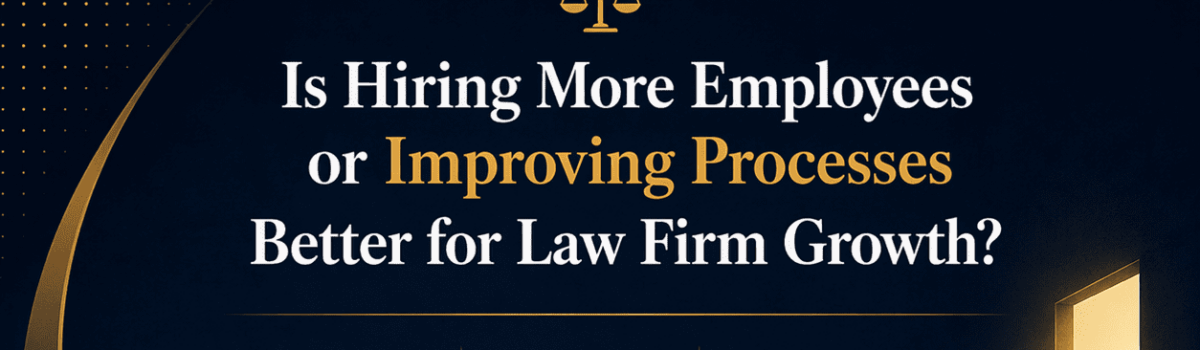 Is Hiring More Employees or Improving Processes Better for Law Firm Growth?