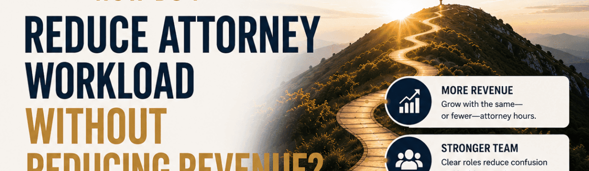 How Do I Reduce Attorney Workload Without Reducing Revenue?