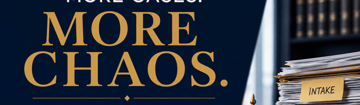 Why Does Adding More Cases Create More Chaos in a Law Firm?