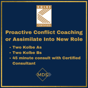 Proactive Conflict Coaching or Assimilate Into New Role