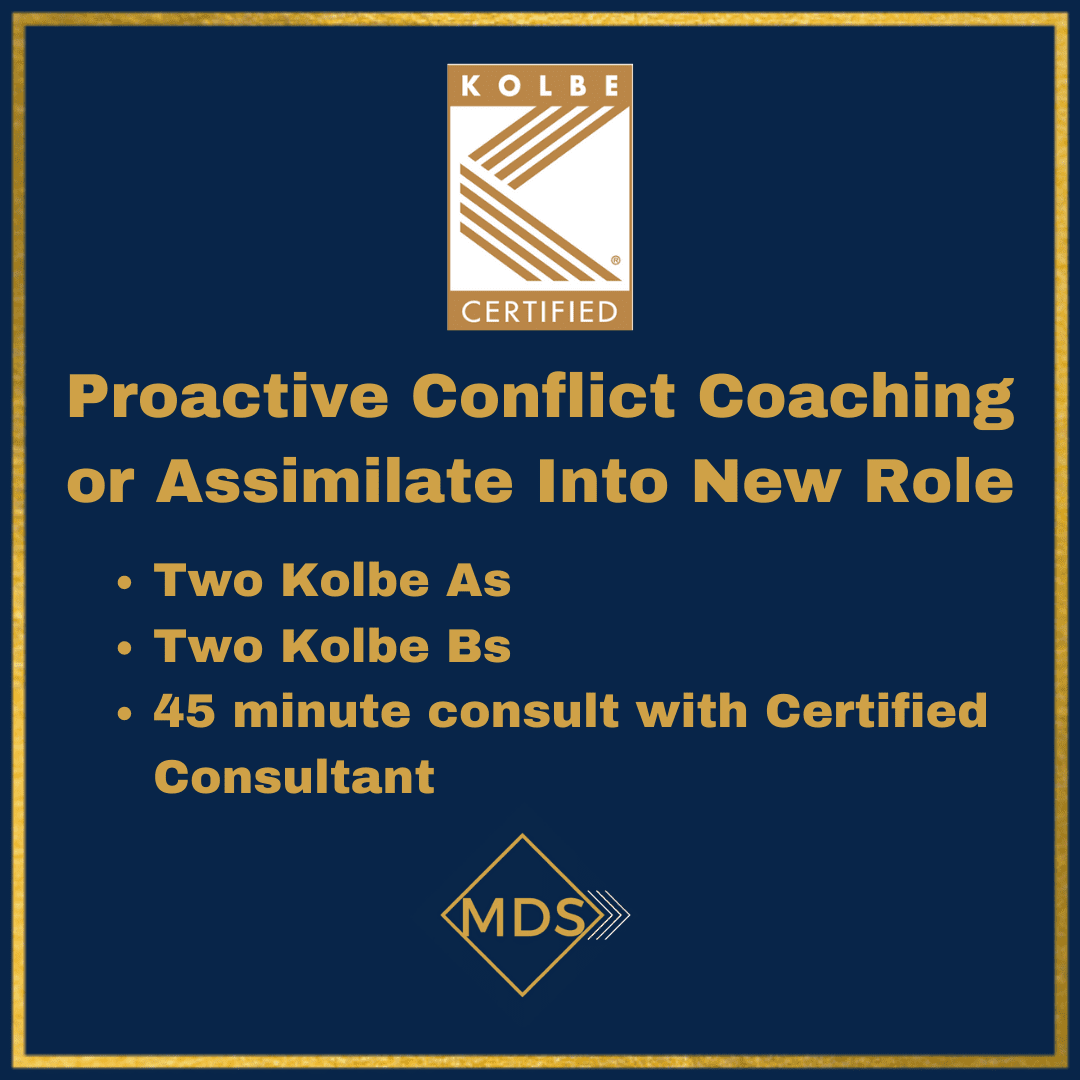 Proactive Conflict Coaching or Assimilate Into New Role