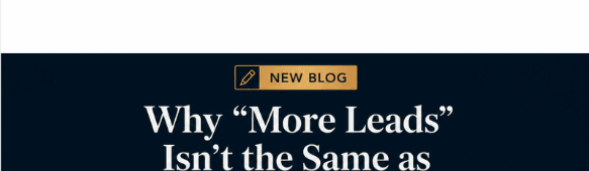 Why “More Leads” Isn’t the Same as Learning How to Grow a Law Firm